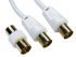 RS PRO Male TV Aerial Connector to Male TV Aerial Connector TV Aerial Cable, 15m, RF Coaxial, Terminated