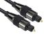 RS PRO Male TOSlink to Male TOSlink Optical Audio Cable, 0.5m