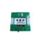 RS PRO Green Emergency exit unlocking box, Button Operated, Resettable, 85 x 85 x 42mm, Mains-Powered