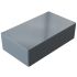 Rose Aluminium Standard Series Grey Die Cast Aluminium Enclosure, IP66, IK09, Grey Lid, 400 x 230 x 110mm