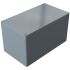 Rose Aluminium Standard Series Grey Die Cast Aluminium Enclosure, IP66, IK09, Grey Lid, 400 x 230 x 225mm