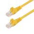 StarTech.com Cat5e Male RJ45 to Male RJ45 Ethernet Cable, U/UTP, Yellow PVC Sheath, 1m, CM Rated