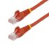 StarTech.com Cat5e Male RJ45 to Male RJ45 Ethernet Cable, U/UTP, Red PVC Sheath, 1m, CM Rated