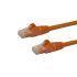 Startech Cat6 Male RJ45 to Male RJ45 Ethernet Cable, U/UTP, Orange PVC Sheath, 10m, CMG Rated