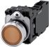 Siemens SIRIUS ACT 3SU11 Series Illuminated Push Button Complete Unit, 22mm Cutout, SPST, IP66, IP67, IP69(IP69K)