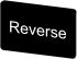 Siemens 按钮标识牌 标签板, "Reverse"文字, SIRIUS ACT 3SU19系列