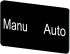 Siemens 按钮标识牌 标签板, "Manu - Auto"文字, SIRIUS ACT 3SU19系列