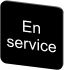 Siemens 按钮标识牌 标签板, "En service"文字, SIRIUS ACT 3SU19系列
