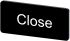 Siemens 按钮标识牌 标签板, "Close"文字, SIRIUS ACT 3SU19系列