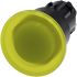 Siemens SIRIUS ACT 3SU10 Series Yellow Latching Push Button Head, 22mm Cutout, IP66, IP67, IP69K