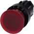 Siemens SIRIUS ACT 3SU10 Series Red Momentary Push Button Head, 22mm Cutout, IP66, IP67, IP69K