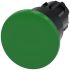Siemens SIRIUS ACT Series Green Latching Push Button Head, 22mm Cutout, IP66, IP67, IP69K