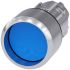 Siemens SIRIUS ACT Series Blue Momentary Push Button Head, 22mm Cutout, IP66, IP67, IP69K
