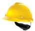 MSA Safety V-Gard Yellow Safety Helmet Adjustable