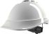 MSA Safety V-Gard 200 White Safety Helmet, Adjustable, Ventilated