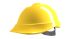 MSA Safety V-Gard 200 Yellow Safety Helmet , Adjustable