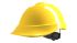 MSA Safety V-Gard 200 Yellow Safety Helmet, Adjustable