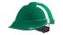 MSA Safety V-Gard 200 Green Safety Helmet, Adjustable