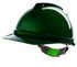 MSA Safety V-Gard 500 Green Safety Helmet, Adjustable, Ventilated