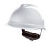 MSA Safety V-Gard 520 White Safety Helmet, Adjustable