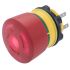 EAO 84 Series Twist Release Illuminated Emergency Stop Push Button, Panel Mount, 22mm Cutout, 1 NO + 1 NC, IP65, IP67