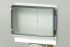 Fibox Grey ABS Enclosure, IP65, IK07, Smoked Grey Lid, 320 x 260 x 129mm