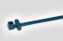 HellermannTyton Cable Tie, 200mm x 4.6 mm, Blue Polyamide 6.6 (PA66), Pk-100