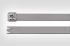 HellermannTyton Cable Tie, 521mm x 12.3 mm, Natural Stainless Steel, Pk-50