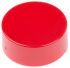 Red Push Button Cap, for use with Non-Illuminated Switches, Switch Lens