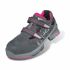 Uvex 1-8560 Womens Grey/Pink Toe Capped Safety Shoes, EU 42
