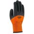 Uvex Unilite thermo HD Orange PVC Coated Acrylic, Cotton Terry, Nylon Work Gloves, Size 11, XL, 2 Gloves