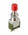 NKK Switches Miniature Push Button Switch, (On)-(On), Panel Mount, DPDT, 30V, IP67