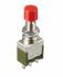 NKK Switches SPDT (On)-(On) Miniature Push Button Switch, IP67, 6.5mm, Panel Mount, 28 V, 28 V