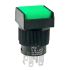 NKK Switches YB Series Momentary Push Button Switch, Panel Mount, DPDT, 16mm Cutout, 125V, IP65