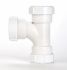 RS PRO 88° Tee Swept Tee PVC Pipe Fitting, 40mm