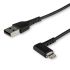 Cable USB 2.0 Startech, con A. USB A Macho, con B. Conector Lightning Macho, long. 2m, color Negro