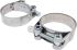 RS PRO Stainless Steel, Zinc-Plated Steel (Bolt) Bolt Head Hose Clamp, 23mm Band Width, 47 → 51mm ID