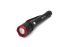 RS PRO F22R LED Torch Black, Red - Rechargeable 3200 lm, 242 mm