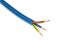 RS PRO 3 Core Power Cable, 1.5 mm², 100m, Blue PVC Sheath, Flexible Multicore, 300/500 V