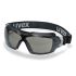 Uvex Pheos cx2 sonic, Scratch Resistant Anti-Mist Safety Goggles with Grey Lenses