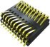 Samtec FSI Series Straight PCB Header, 40 Contact(s), 1.0mm Pitch, 2 Row(s), Shrouded