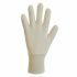 Polyco Healthline White Polycotton Gloves, Size 8, Medium