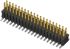 Samtec FTSH Series Right Angle Pin Header, 60 Contact(s), 1.27mm Pitch, 2 Row(s), Unshrouded
