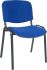 RS PRO Kék Nem Nem Szövet Egymásra rakható szék, Seat Height 47cm