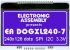 Display Visions EA DOGXL240B-7 EA DOG LCD Display, Blue on