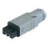 Lumberg Automation, ST IP54 Grey Cable Mount 3P+E Industrial Power Socket, Rated At 10.0A, 230.0 V, 400.0 V