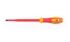 RS PRO Slotted Insulated Screwdriver, 8 x 1.2 mm Tip, 175 mm Blade, VDE/1000V, 295 mm Overall