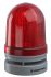 Werma EvoSIGNAL Midi Series Red Sounder Beacon, 115 → 230 V ac, IP66, Base Mount, 110dB at 1 Metre