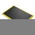Ne Protiúnavová rohož, Černá/žlutá Diamantový vzor, délka: 1.2m Ne, šířka: 0.9m Samostatně x 18mm SED01