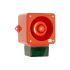 Clifford & Snell YL50 Series Green Sounder Beacon, 115 V ac, IP66, Fixed Mount, 112dB at 1 Metre